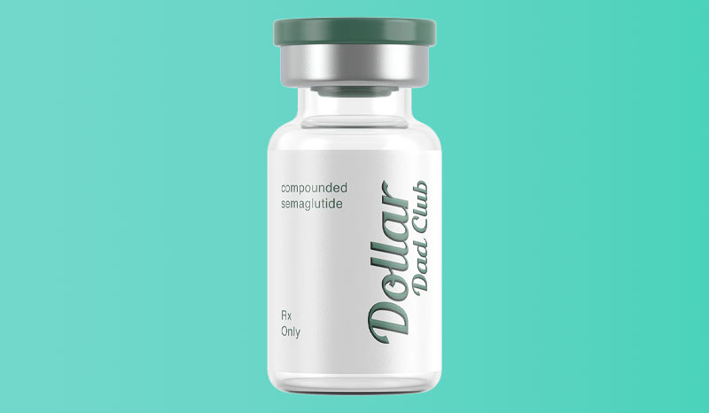 Dollar Dad Club GLP-1 reviews — 2026 verdict on dollardadclub.com/pages/weight-loss Dollar Dad Club direct-to-consumer telehealth weight loss platform with men's-focused dad-club membership-style brand positioning emphasizing approachable value-priced access to GLP-1 prescription, Compounded Semaglutide and Compounded Tirzepatide subcutaneous injectable formulations dispensed via FDA-registered Section 503A and Section 503B compounding pharmacy partners, transparent published pricing on weight loss page no quiz gating, free intake medical consultation, board-certified U.S. licensed clinicians with 24-48 hour async review, HSA FSA eligible Letter of Medical Necessity available, free shipping discreet unbranded packaging, all 50 states subject to state-specific licensure