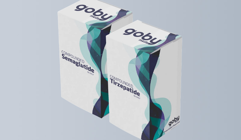 Goby Meds GLP-1 reviews — 2026 verdict on gobymeds.com direct-to-consumer telehealth weight loss platform with structured Starter Bundle entry path for cash-pay compounded GLP-1 weight management, Compounded Semaglutide and Compounded Tirzepatide medication menu dispensed by FDA-registered Section 503A and Section 503B compounding pharmacy partners, transparent published bundle pricing surfaced upfront on the getting-started page with no quiz gating before disclosure, free intake medical consultation included no separate clinician fee, board-certified U.S. licensed clinician network with asynchronous review of submitted intake documentation typically completing within 24 to 48 hours, FDA-registered compounding pharmacy partner shipping the formulation directly to the patient in discreet unbranded packaging with free included shipping, HSA FSA eligible at checkout with Letter of Medical Necessity available on request from the prescribing clinician, all 50 states served subject to state-specific licensure rules for telehealth and compounded medications, single-vertical clean GLP-1-only positioning without broader peptide or sexual health or hair loss adjacent product clutter, modern minimalist user experience targeting first-time GLP-1 buyers who want a clear straightforward entry path without complex subscription tier menus
