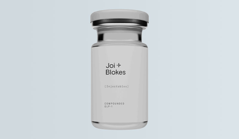 Joi + Blokes GLP-1 reviews — 2026 verdict on joiandblokes.com dual-gender mid-established direct-to-consumer telehealth platform with Joi women's hormone and weight management vertical alongside Blokes men's hormone and weight management vertical sharing a unified clinical infrastructure and a defined GLP-1 prescription product path, Compounded Semaglutide and Compounded Tirzepatide subcutaneous injectable formulations dispensed via FDA-registered Section 503A and Section 503B compounding pharmacy partners, transparent published pricing on landing page, free intake medical consultation, board-certified U.S. licensed clinicians, HSA FSA eligible, free shipping discreet unbranded packaging, all 50 states subject to state-specific licensure