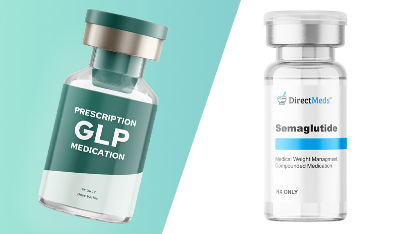Medvi vs DirectMeds 2026 comparison hero — head-to-head telehealth GLP-1 review