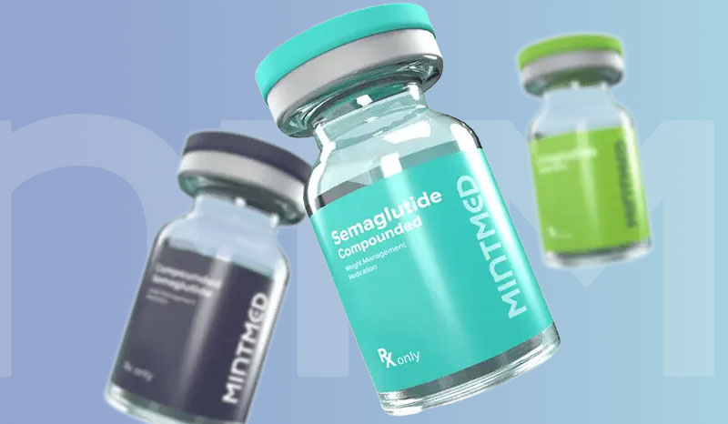 MintMed GLP-1 reviews — 2026 verdict on mintmed.com/pages/offer MintMed direct-to-consumer telehealth weight loss platform with structured offer page positioning signaling a defined promotional offer tier and clear conversion-focused product navigation, Compounded Semaglutide and Compounded Tirzepatide subcutaneous injectable formulations dispensed via FDA-registered Section 503A and Section 503B compounding pharmacy partners, transparent published pricing on offer page no quiz gating, free intake medical consultation, board-certified U.S. licensed clinicians with 24-48 hour async review, HSA FSA eligible Letter of Medical Necessity available, free shipping discreet unbranded packaging, all 50 states subject to state-specific licensure