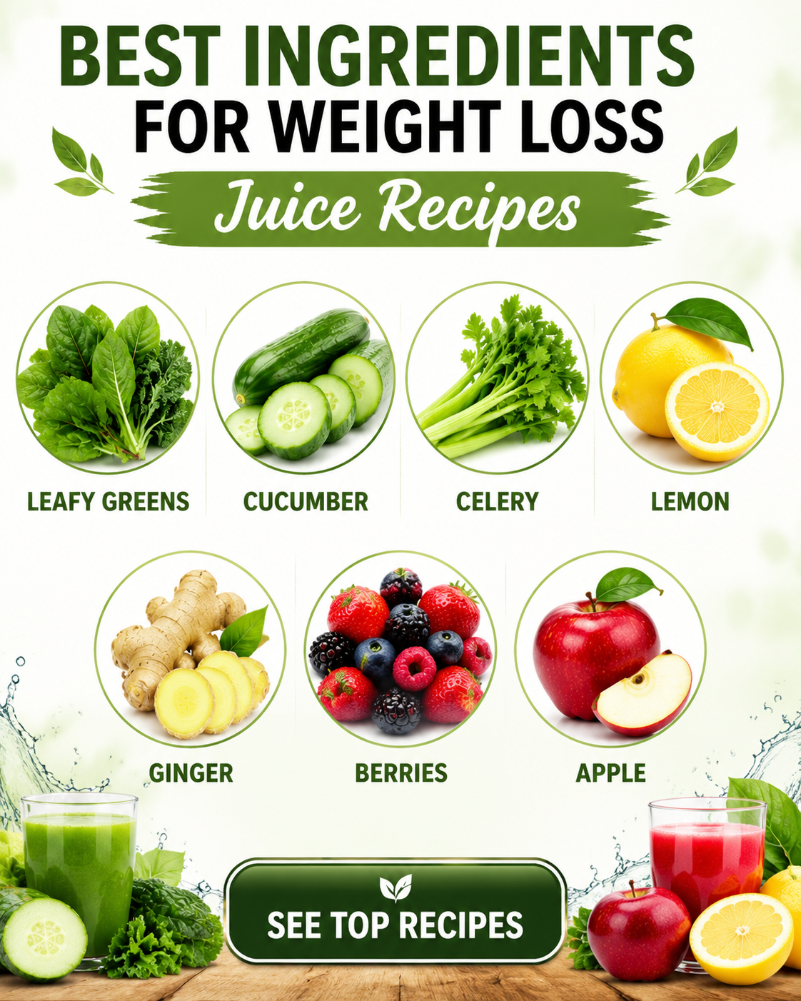 Best Ingredients for Weight Loss Juice Recipes