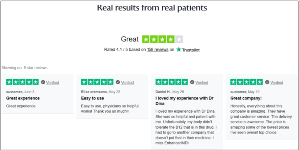 Enhance MD Customer Reviews