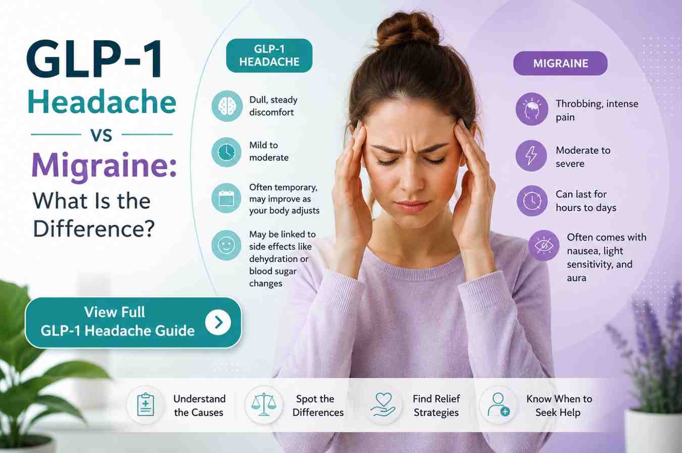 GLP-1 Headache vs migrain