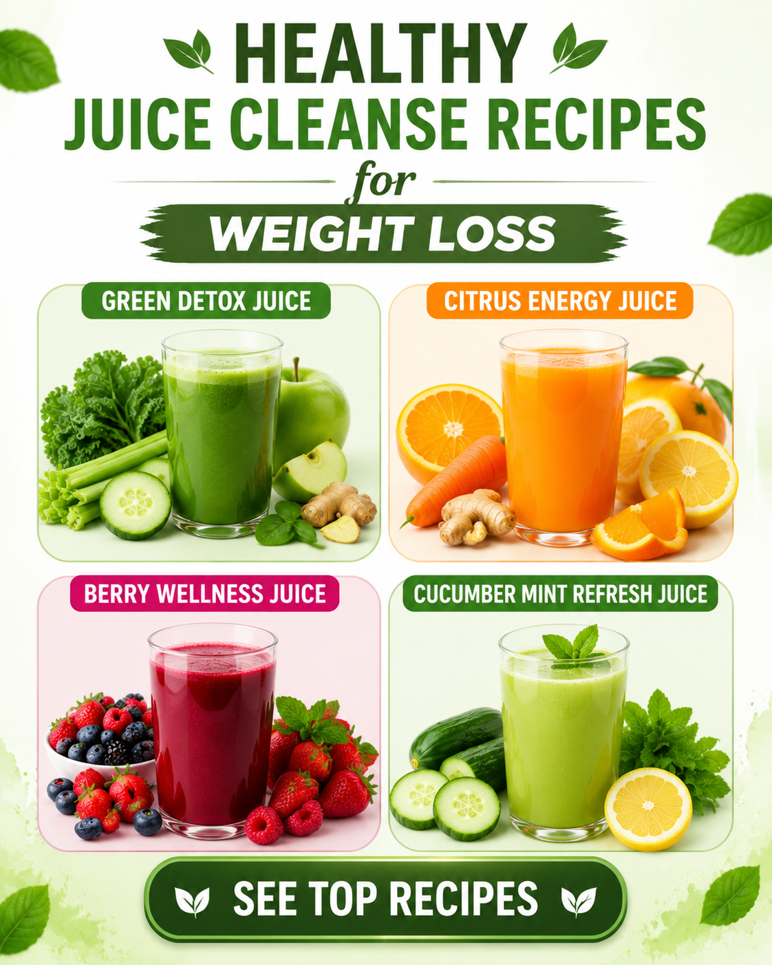 Healthy Juice Cleanse Recipes for Weight Loss