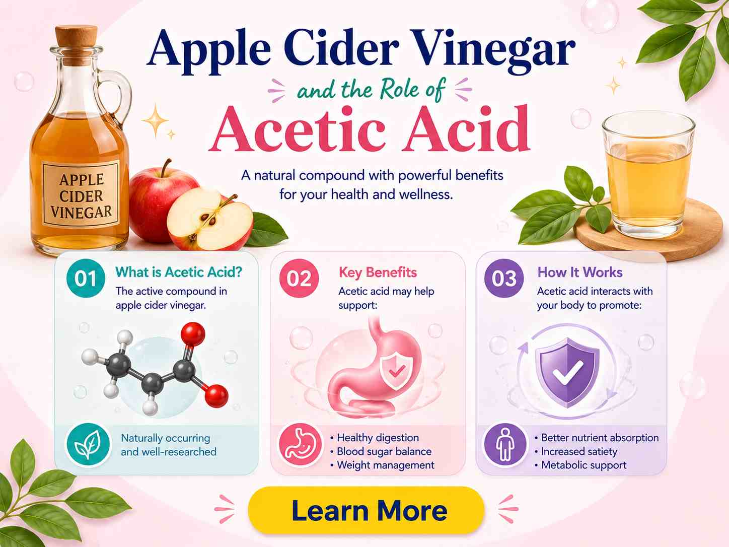 How Does Apple Cider Vinegar Help You Lose Weight - Acetic Acid