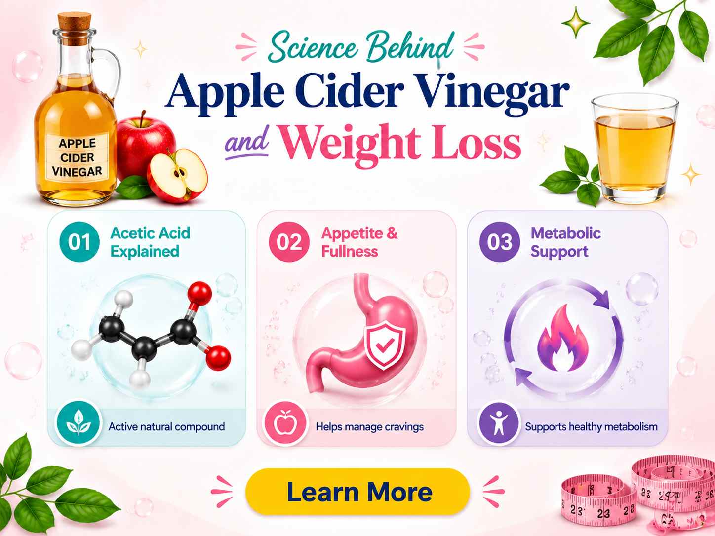 How Does Apple Cider Vinegar Help You Lose Weight - The science 