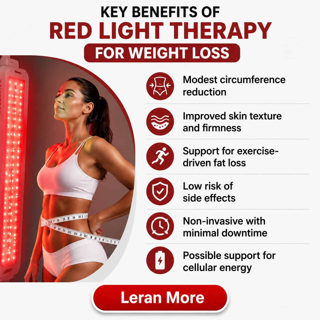 Key Benefits of Red Light Therapy for Weight Loss