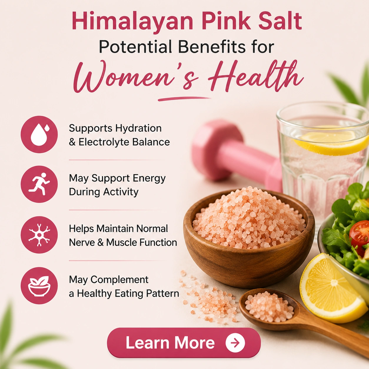 Potential Benefits of Himalayan Pink Salt for Women’s Health