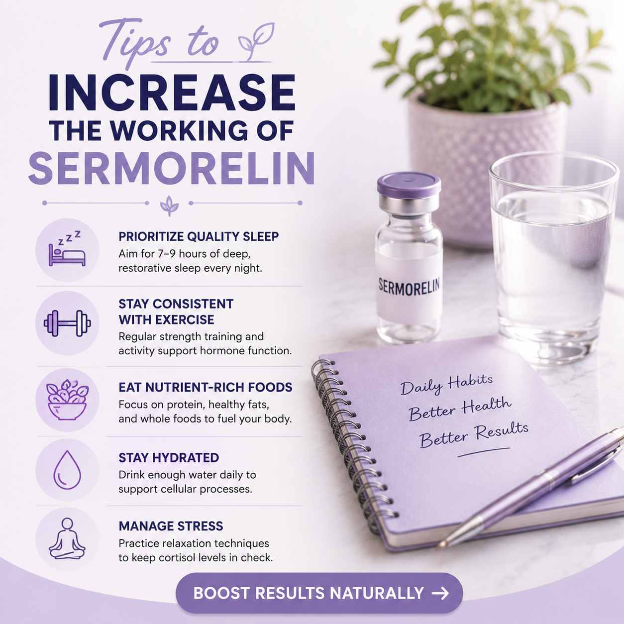 Tips to increase sermorelin results
