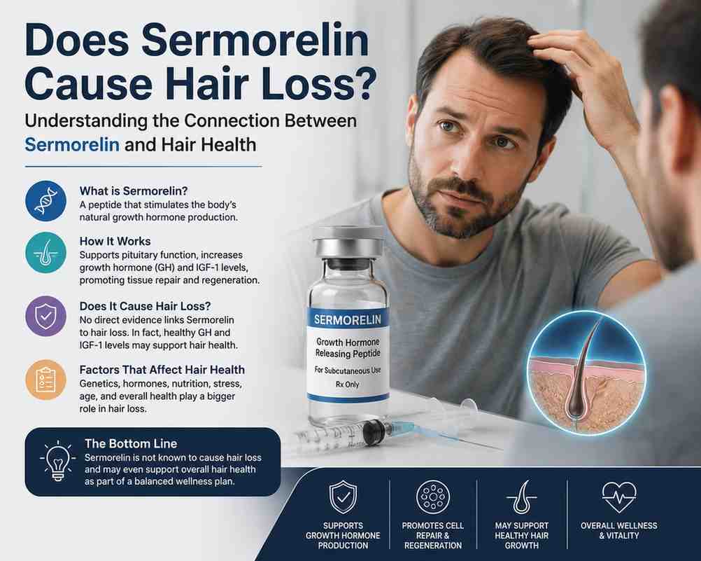 does sermorelin cause hair loss