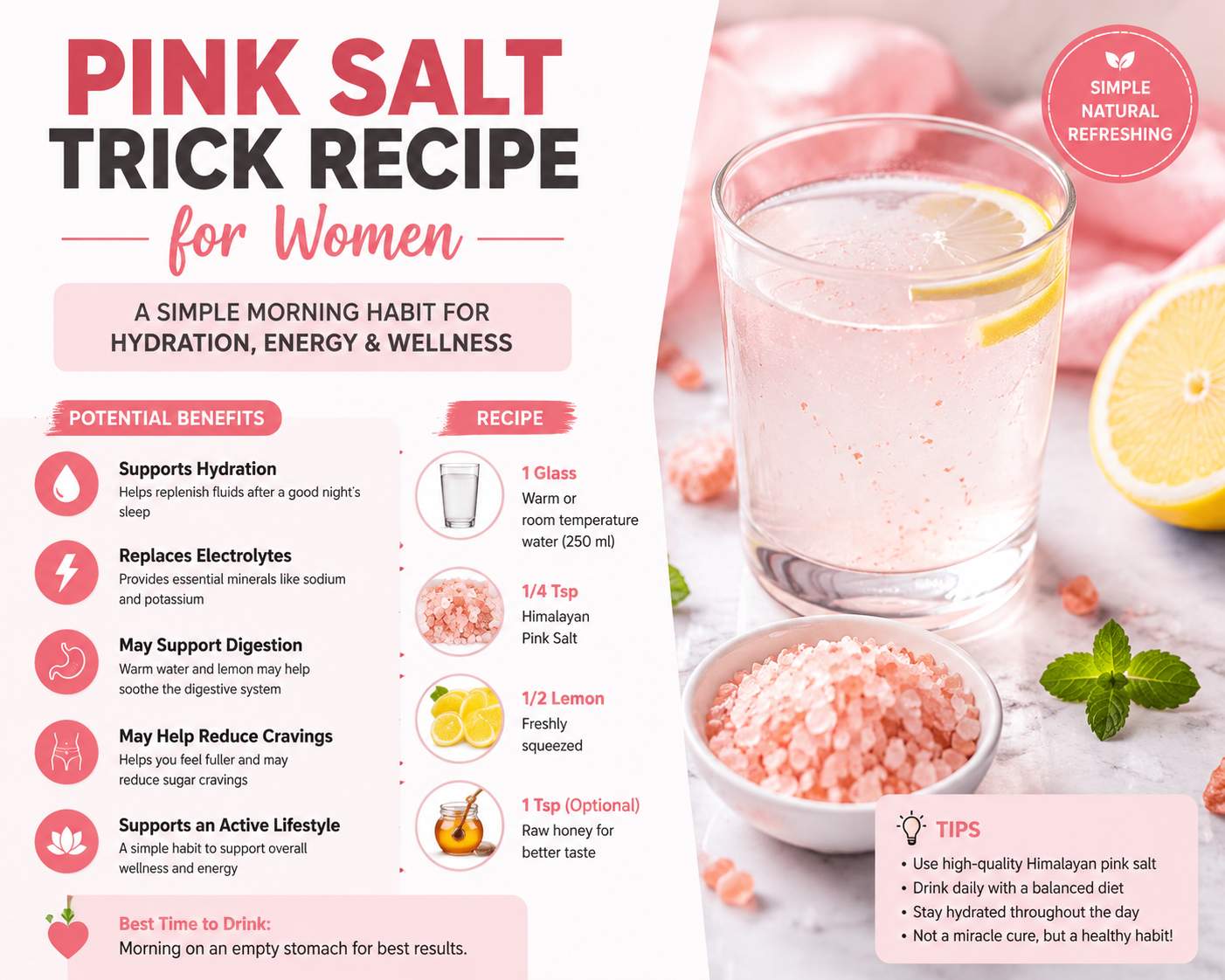 pink salt trick recipe for women