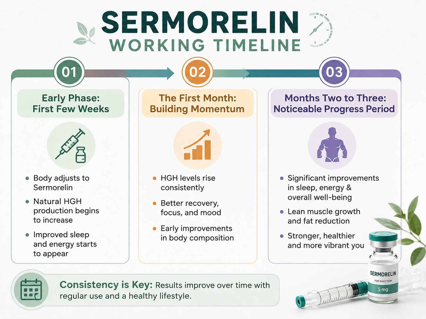 sermorelin working timeline