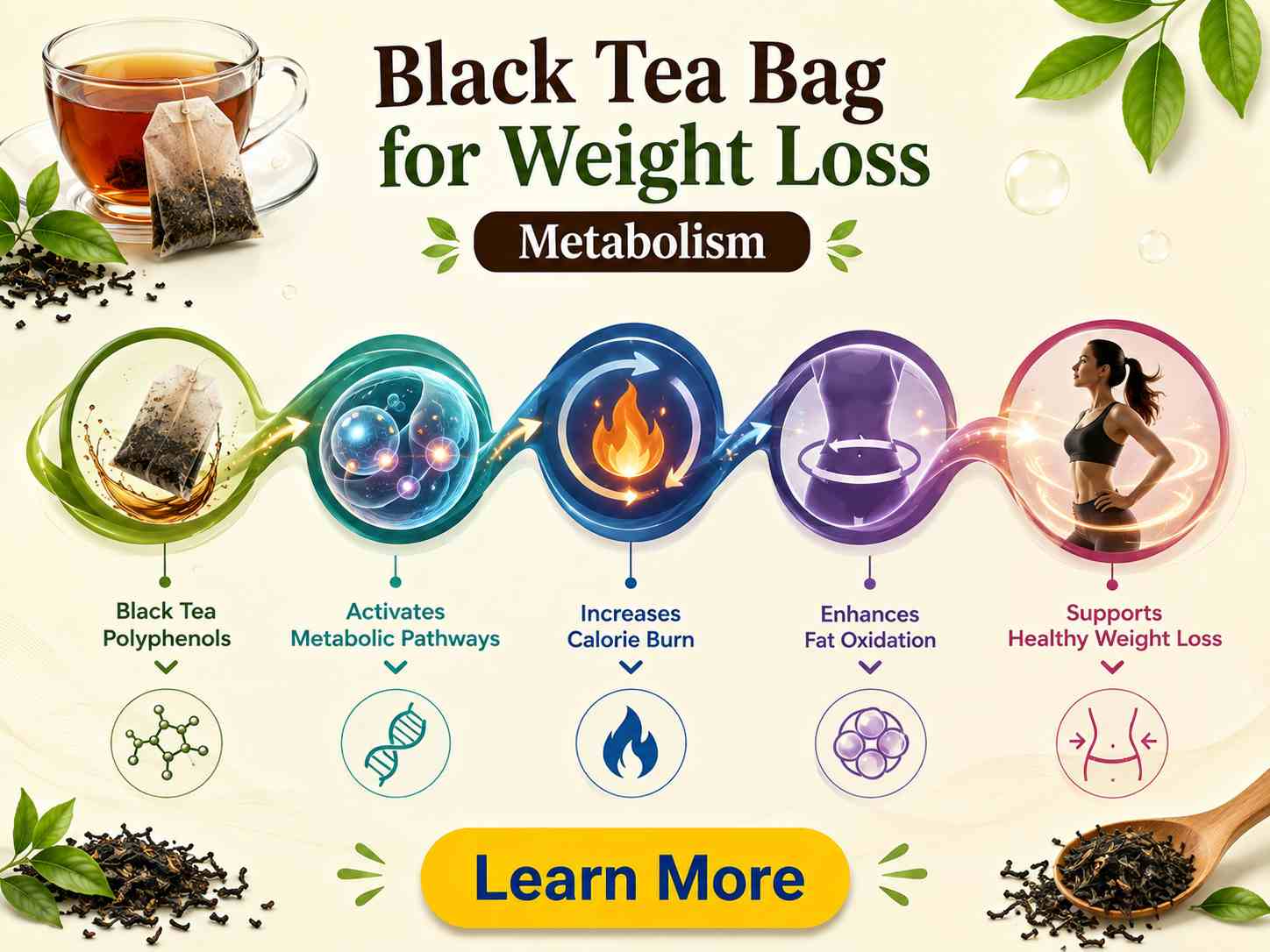 Black Tea Bag Benefits for Weight Loss - Metabolism