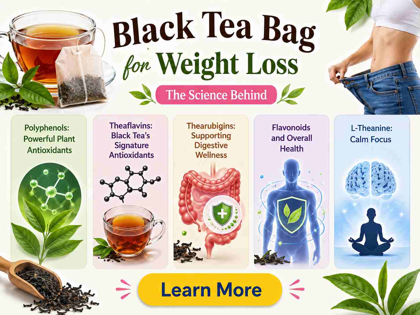 Black Tea Bag Benefits for Weight Loss - The science