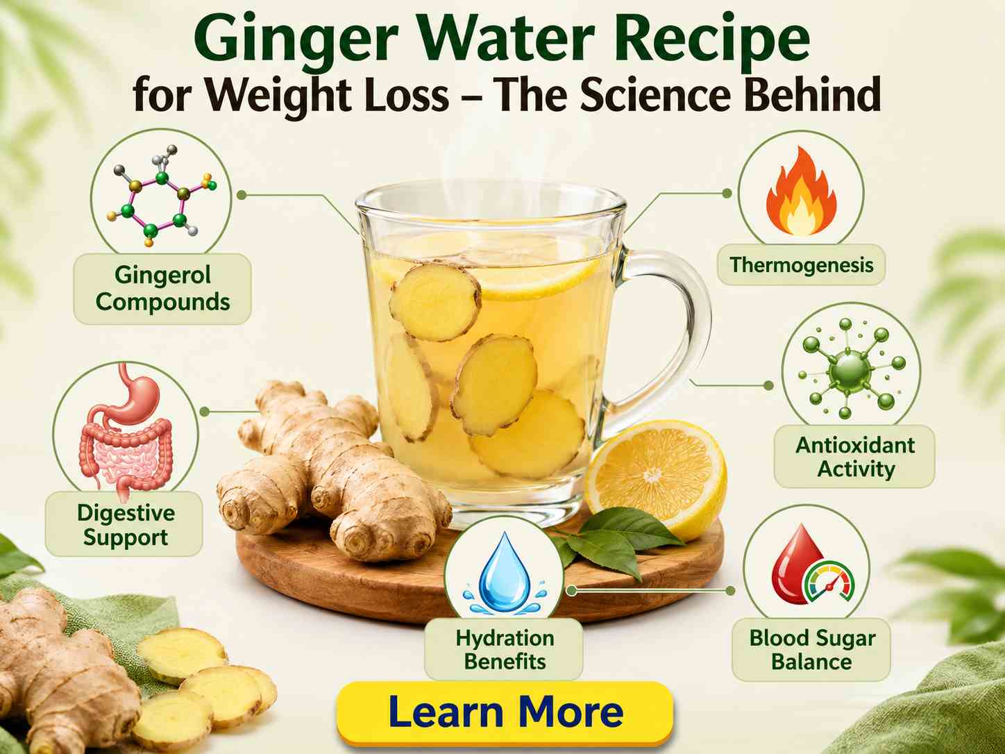 Ginger Water Recipe for Weight Loss - The Science