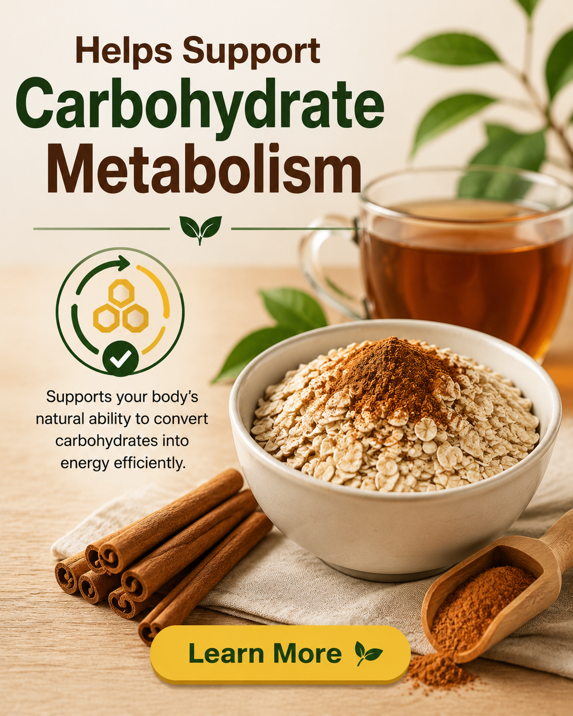 Helps Support Carbohydrate Metabolism