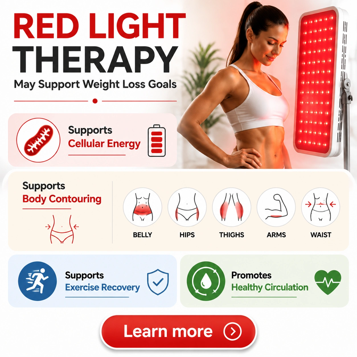 How Red Light Therapy May Support Weight Loss Goals
