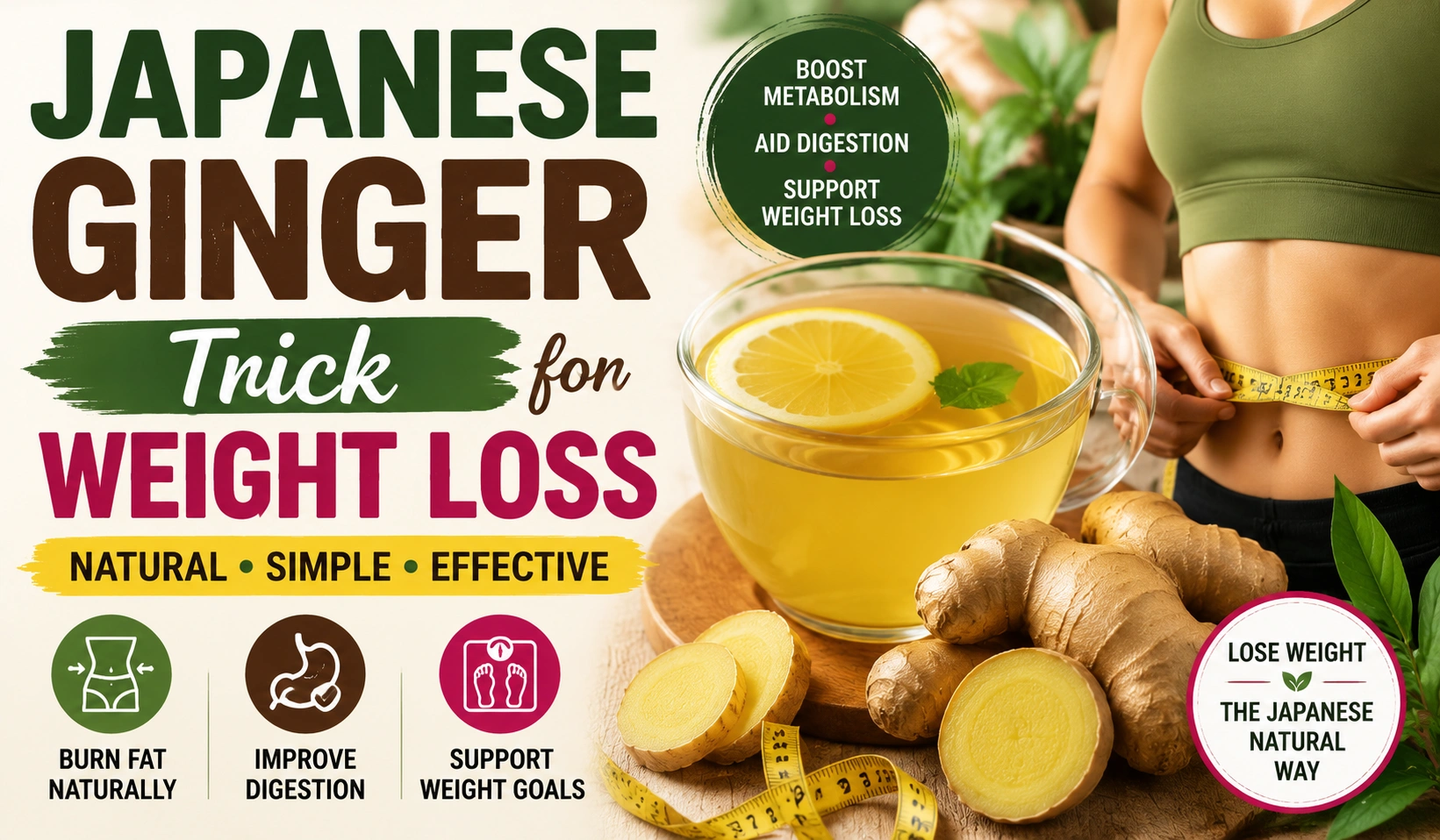 Japanese Ginger Trick for Weight Loss