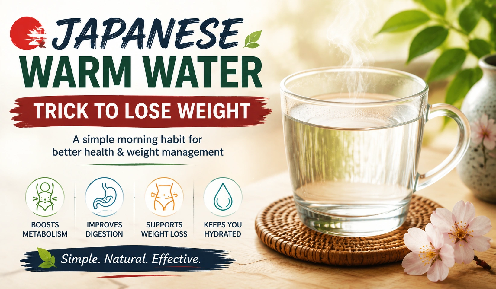 Japanese Warm Water Trick to Lose Weight