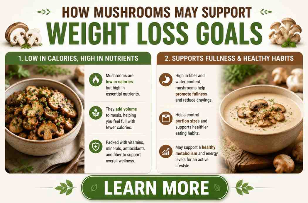 Mushrooms for Weight Loss support