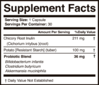 SlimTide Supplement Facts