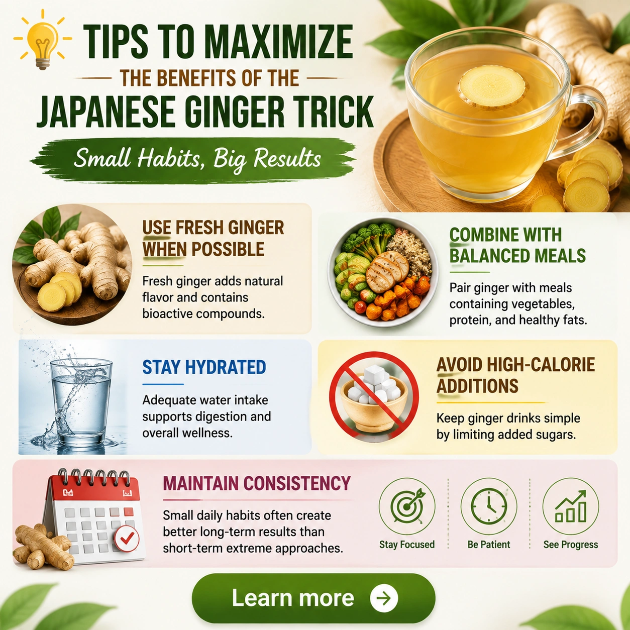 Tips to Maximize the Benefits of the Japanese Ginger Trick