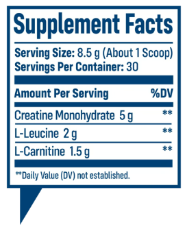 Nativepath Native Creatine - Supplement Facts