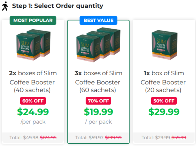 Wellaray Slim Coffee Booster price